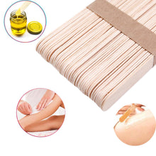 Disposable Waxing Spatulas, Wax Stick, and Wooden Tongue Depressor